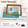 I Hope You Dance Inspirational Ocean Canvas Print, Coastal Quote Horizontal Wall Art