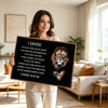 Modern Inspirational Wall Decor, Majestic Lion With Positive Quote I Choose To Be Me, Black Dark Background Motivational Affirmation Horizontal Canvas Artwork For Office & Home