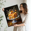 Vintage Sandwich Wildflower Still Life Framed Wall Art Print
