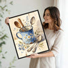 Vintage Enamel Mug Kitchen Wall Art