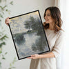 Vintage Monet River Scene Canvas Wall Art