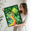 Rainbow Shamrock Leprechaun Hat St Patrick Canvas Print