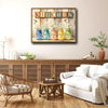 Rustic Mason Jar Kitchen Wall Art