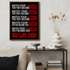 Inspirational Destiny Character Quote Framed Canvas Wall Art, Motivational Typography Wall Decor for Home & Workspace