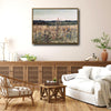 Vintage Wildflower Meadow Landscape Framed Wall Art Print