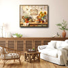 Kitchen Seasoned With Love Hummingbird Canvas Wall Art