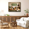 This Kitchen Offers Food Love and Joy Farmhouse Canvas Wall Art