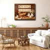 This Kitchen Offers Food Love and Joy Farmhouse Canvas Wall Art