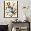 Vintage Enamel Mug Kitchen Wall Art