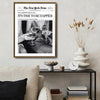 Retro Newspaper It's Time To Be Happier Wall Canvas, Ladies Toasting Champagne Statement Print, Funky Maximalist Home Wall Decor