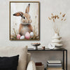 Bunny Dandelion Easter Egg Canvas Print