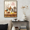 Rustic Bless This Kitchen Country Wall Decor Canvas Print