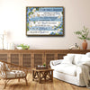 I Can Only Imagine Framed Wall Art Hummingbird Floral Christian Hymn Print