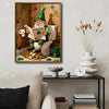 Gnome On Toilet St Patrick's Canvas Print