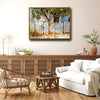 Rustic Orange Tree Watercolor Canvas Wall Art