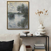 Vintage Monet River Scene Canvas Wall Art