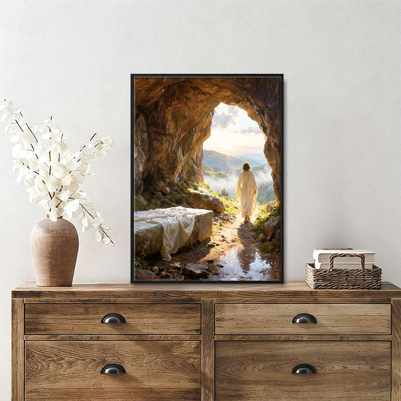 Jesus Christ the lost sheep wall art