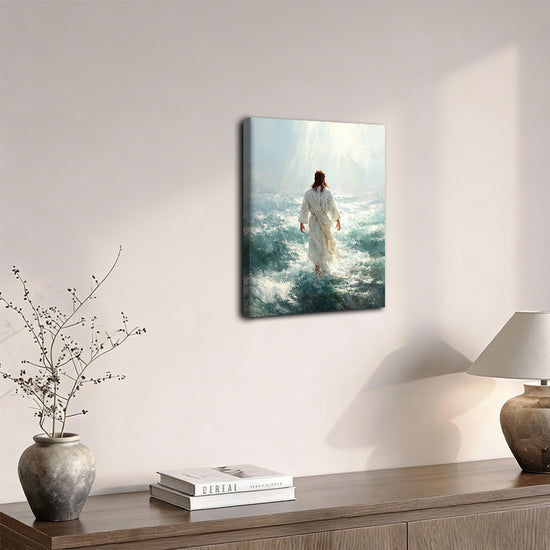 Jesus Christ the lost sheep wall art