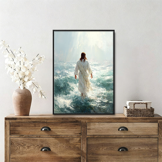 Jesus Christ the lost sheep wall art