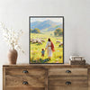Jesus Christ the lost sheep wall art