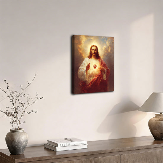 Jesus Christ the lost sheep wall art