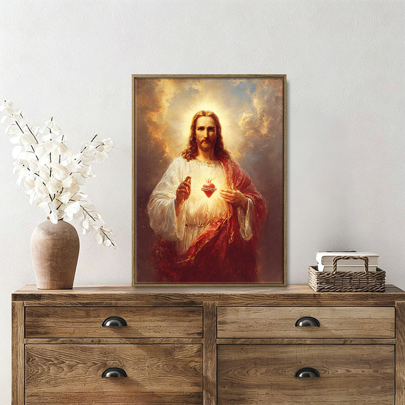 Jesus Christ the lost sheep wall art