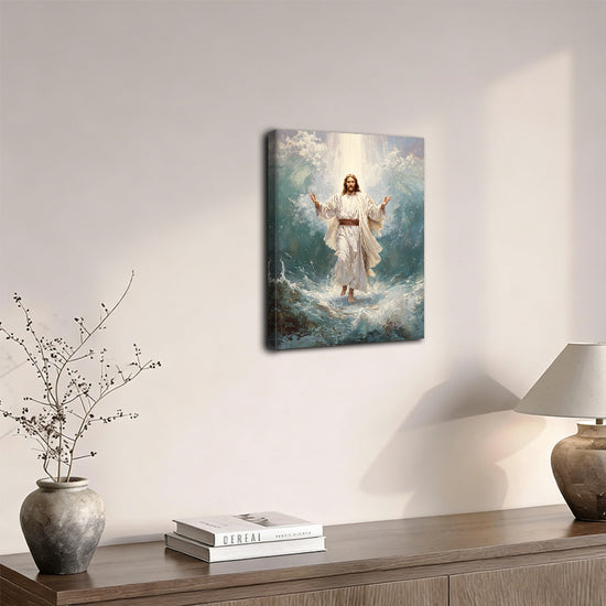 Jesus Christ the lost sheep wall art