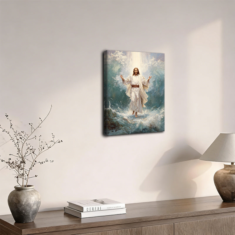 Jesus Christ the lost sheep wall art