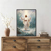 Jesus Christ the lost sheep wall art