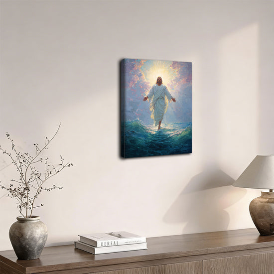 Jesus Christ the lost sheep wall art