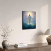 Jesus Christ the lost sheep wall art