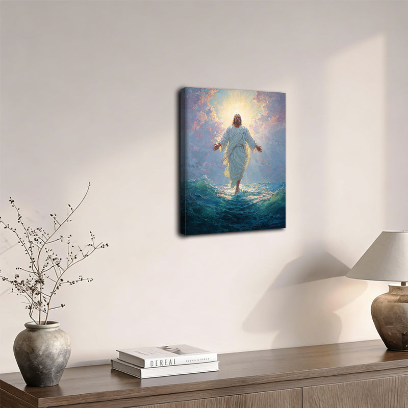 Jesus Christ the lost sheep wall art