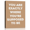 motivational poster wall art canvas