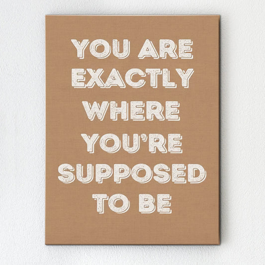 motivational poster wall art canvas