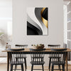 dining room wall art canvas modern abstract lines 