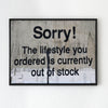 black frame banksys statement canvas print 