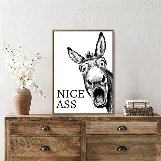 funny-donkey-nice-ass-bathroom-wall-art