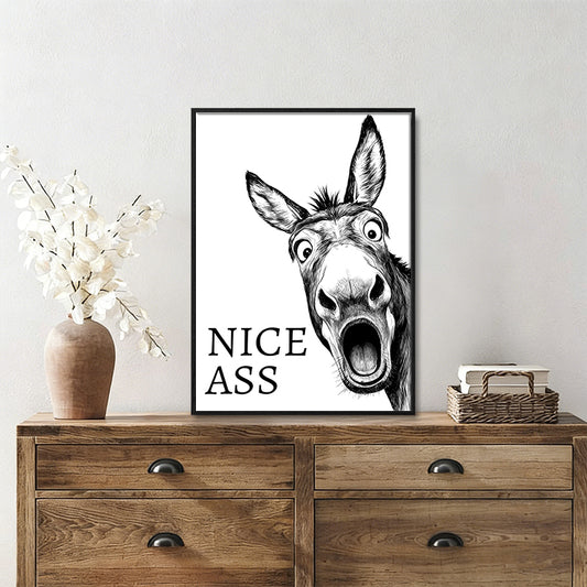 funny-donkey-nice-ass-bathroom-wall-art