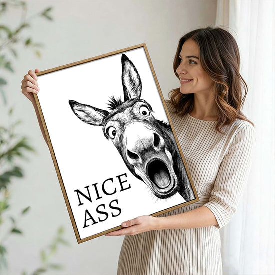 funny-donkey-nice-ass-bathroom-wall-art