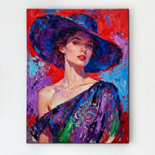 wall art canvas mysterious fashion beauty 