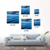 different size wall art canvas painting depicts rough sea scene