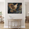 wall art print flying owl,living room decor