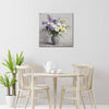 dining room wall art colorful flowers 