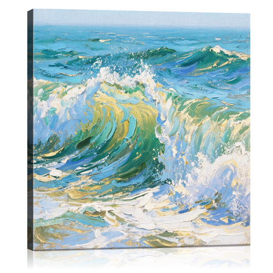 wall art canvas ocean waves